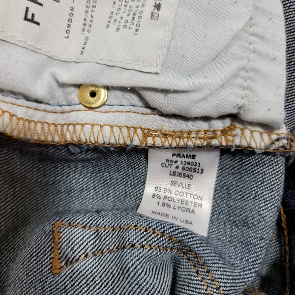 FRAME Jeans Le Skinny De Jeanne in Seville Sz 27 - Picture 5 of 8